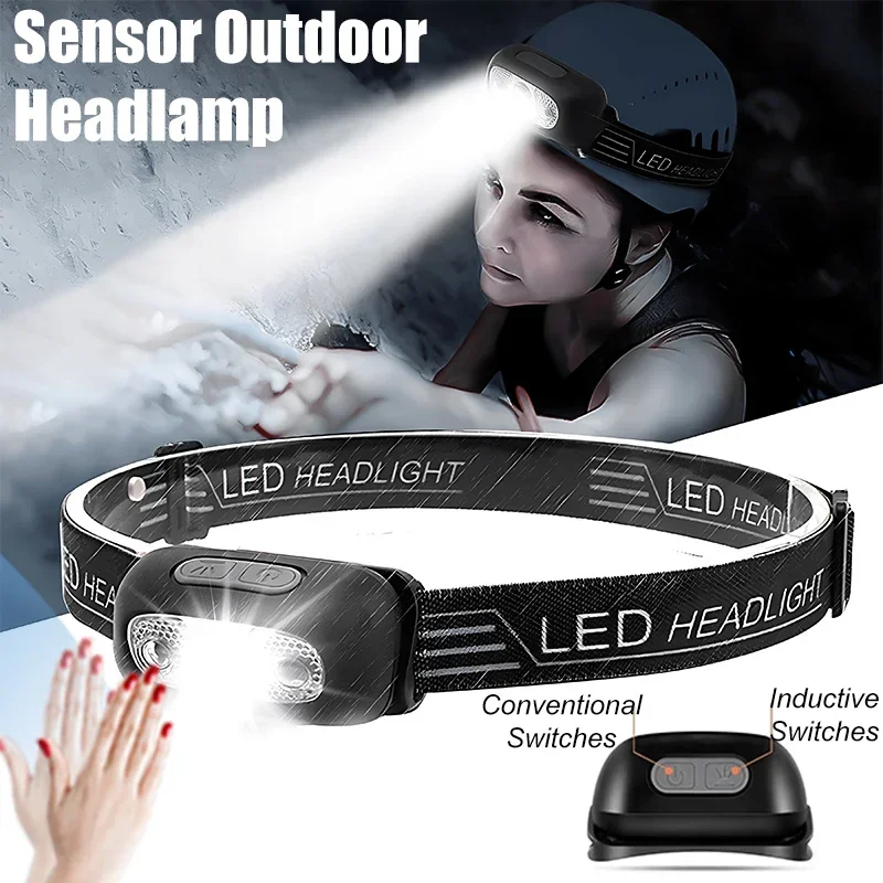 Power Switch Outdoor - Mocna latarka czołowa LED z regulowanym