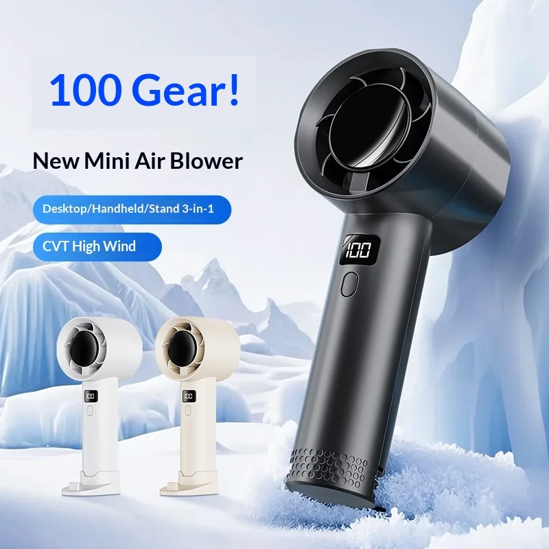 Outdoor Power Timer - Przenośny mini wentylator, mocny przepływ powietrza