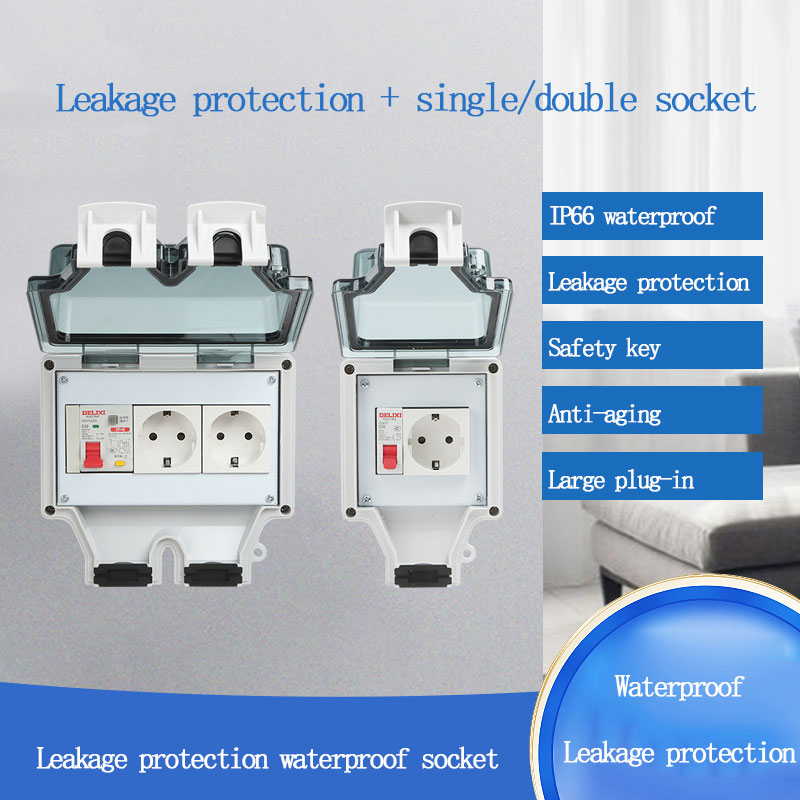 Power Switch Outdoor - Wodoodporne gniazdo zewnętrzne typu 86, wodoszczelna