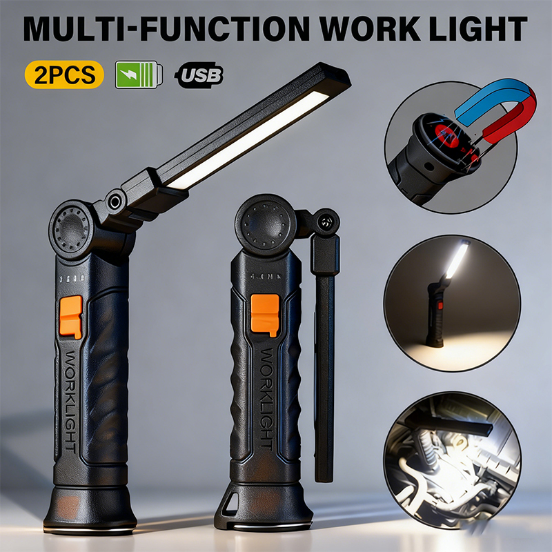 Outdoor Usb Power Bank - Przenośna latarka LED COB ładowana przez