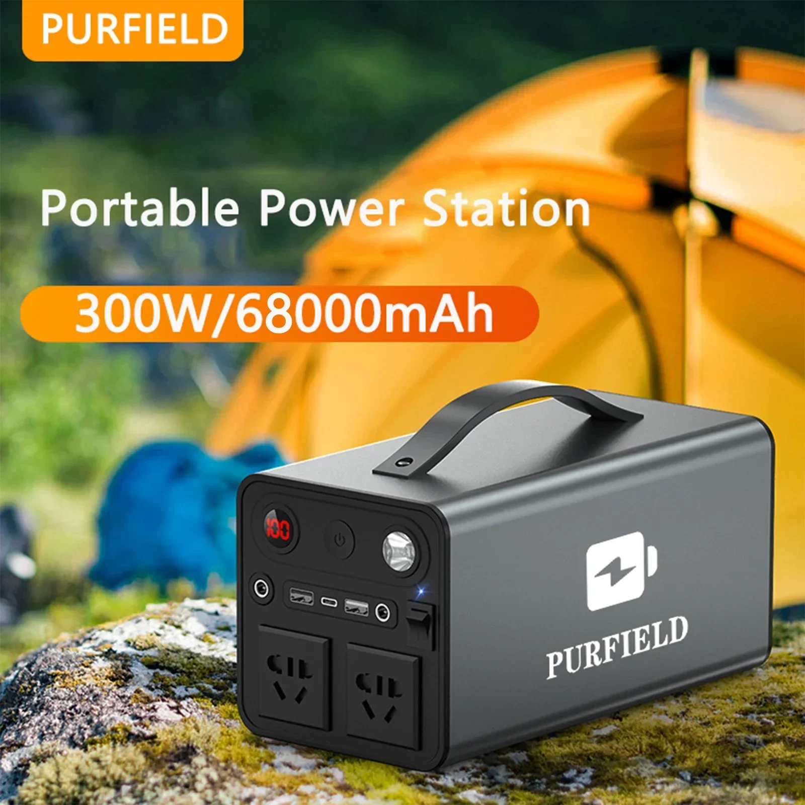 Outdoor Power Tower - PURFIELD przenośna moc 68000mAh 300W stacja