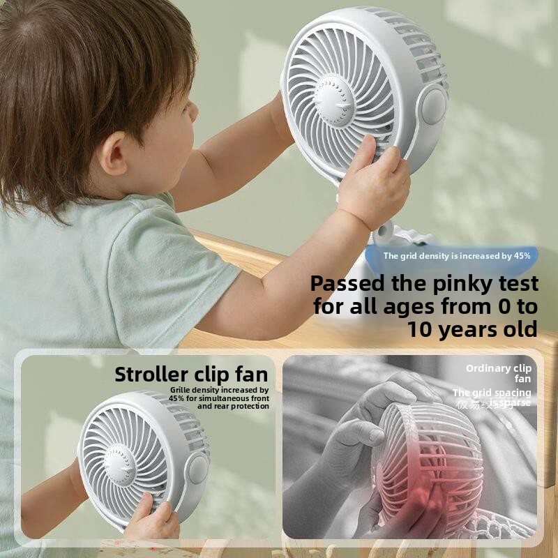 Outdoor Power Fan - Mocne chłodzenie w samochodzie, długa żywotność