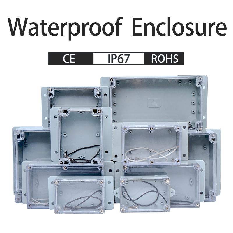 Outdoor Power Board Box - IP67 Plastikowa przezroczysta skrzynka Wodoodporna obudowa