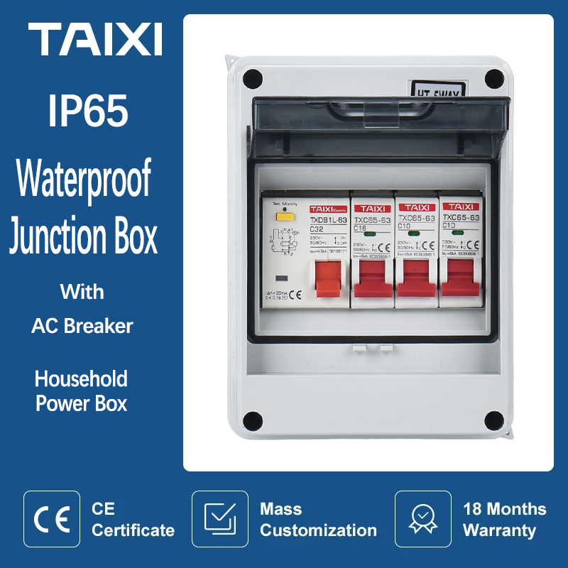 Outdoor Power Board Box - Zewnętrzny przełącznik domowy MCB Wodoodporna skrzynka