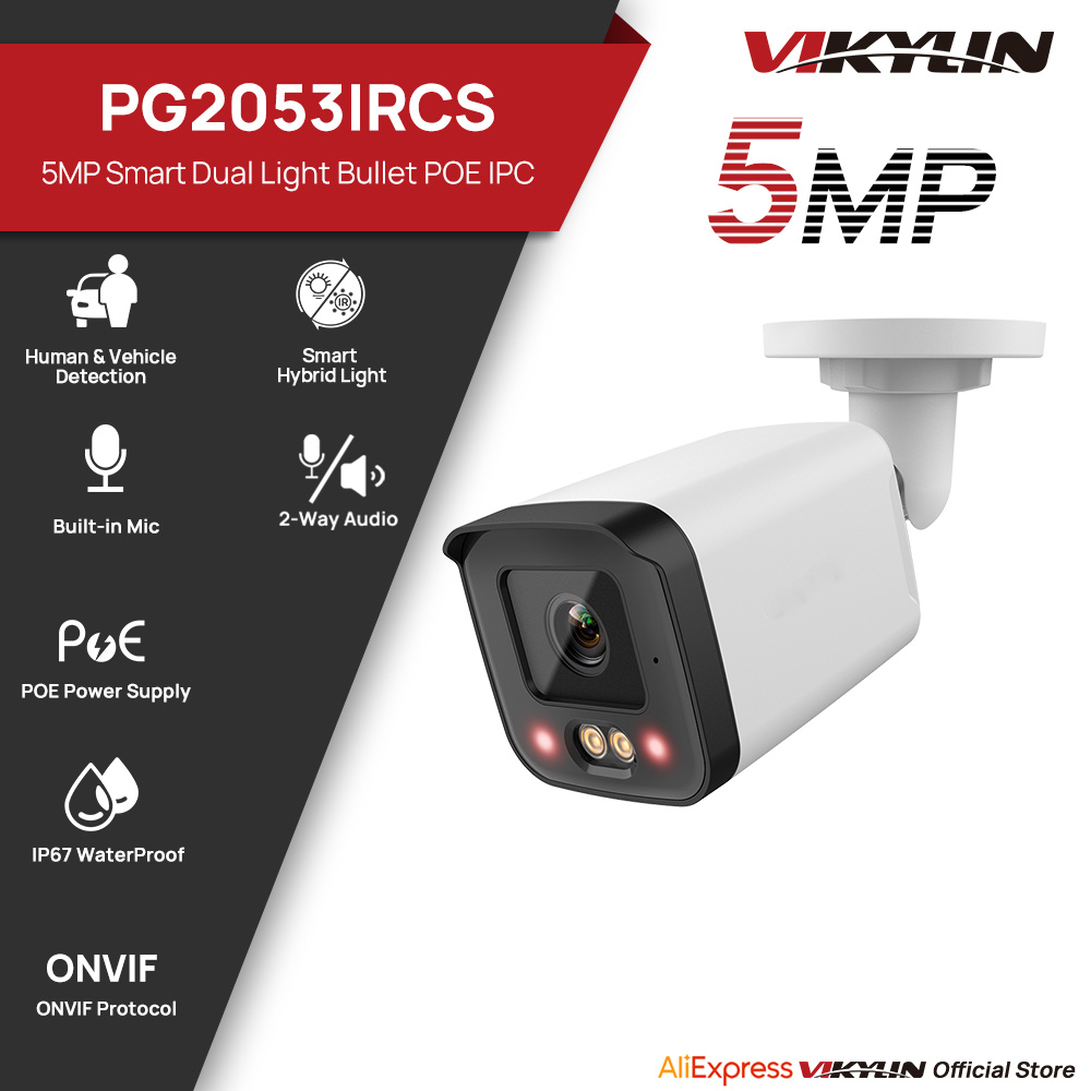 Outdoor Power G Motion - Kamera IP VIKYLIN 5MP Smart Dual