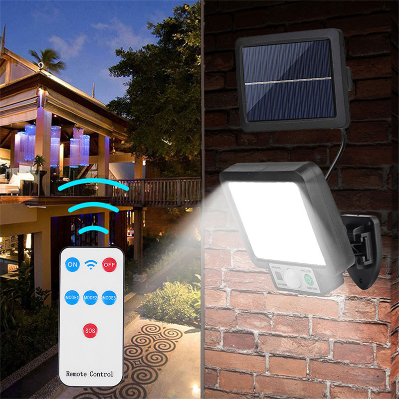 Outdoor Power Outlet Weatherproof - Lampa solarna LED z czujnikiem ruchu,