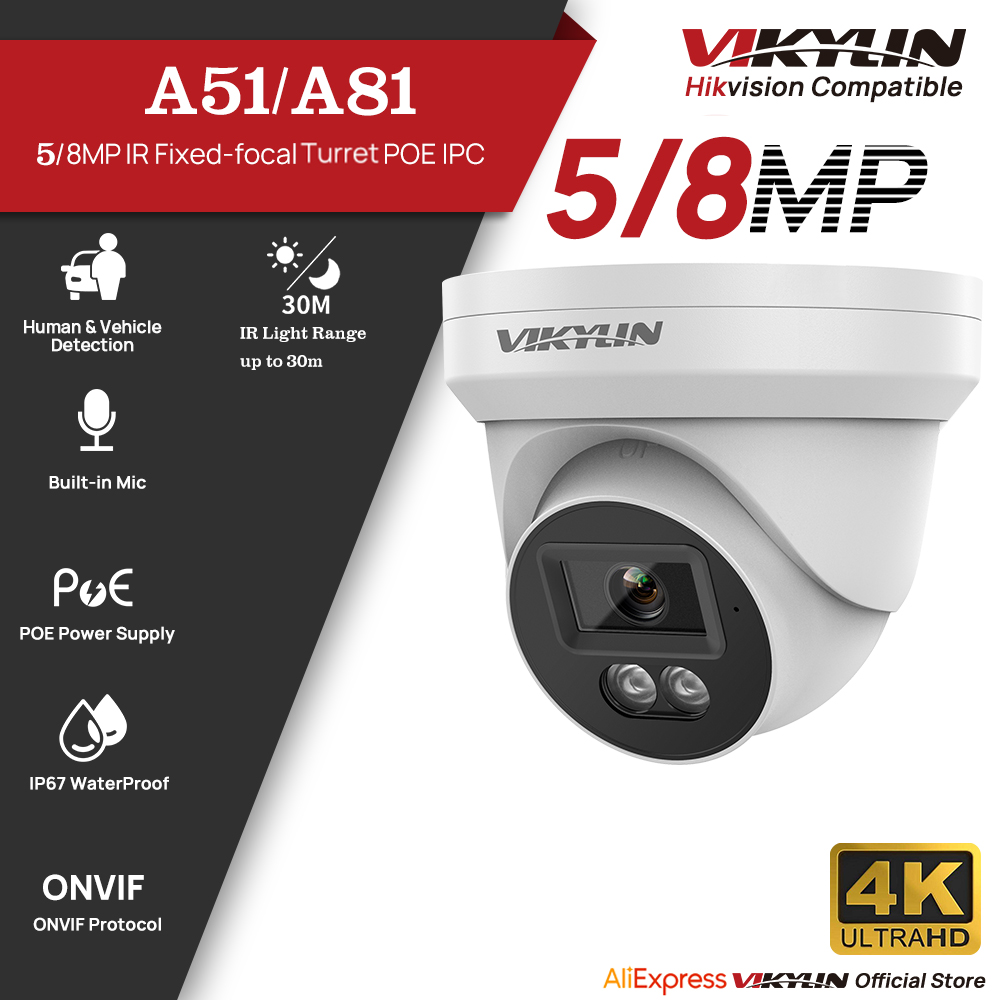 Outdoor Power G Motion - Kamera IP VIKYLIN 5/8MP HD PoE