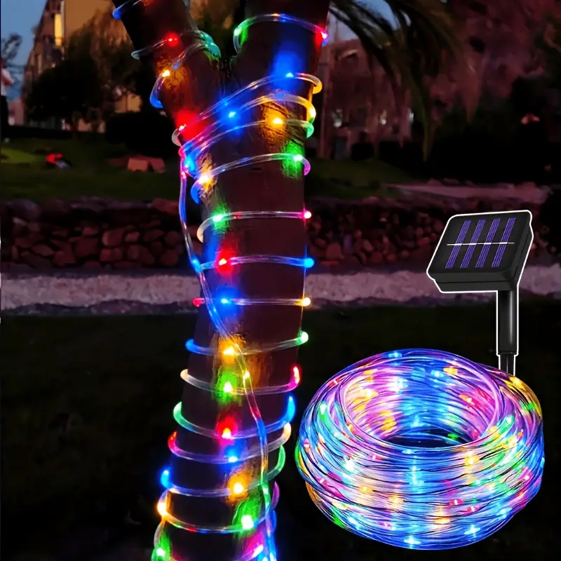 Outdoor Power For Wedding - Rurki LED zasilane energią słoneczną do