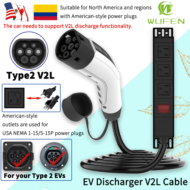 Power Switch Outdoor - Kabel V2L WUFEN Przenośny Typ 2