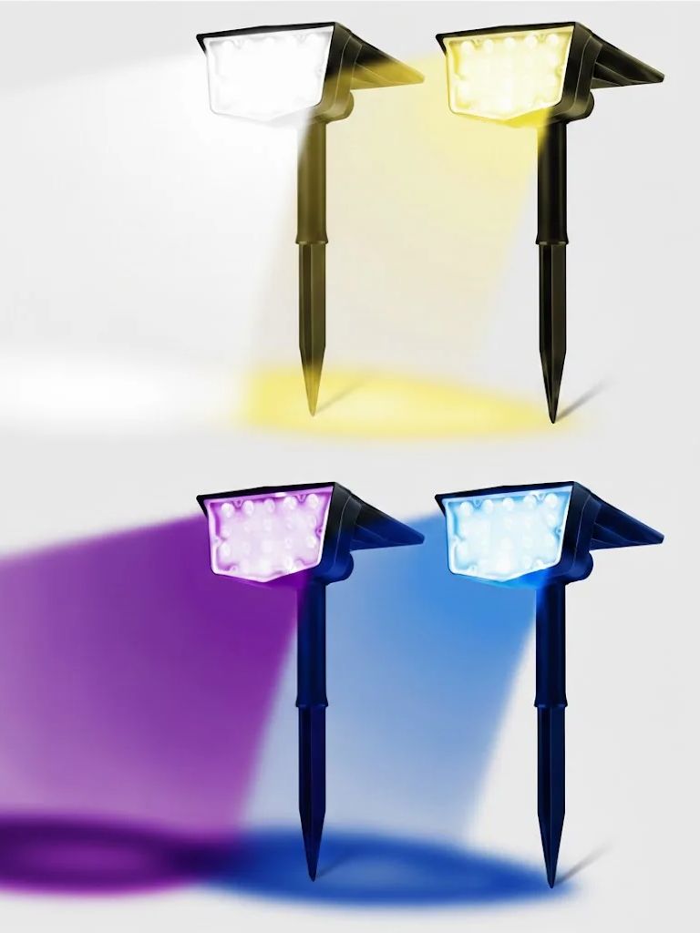 Power Switch Outdoor - 2 szt. Solarnych lamp punktowych do