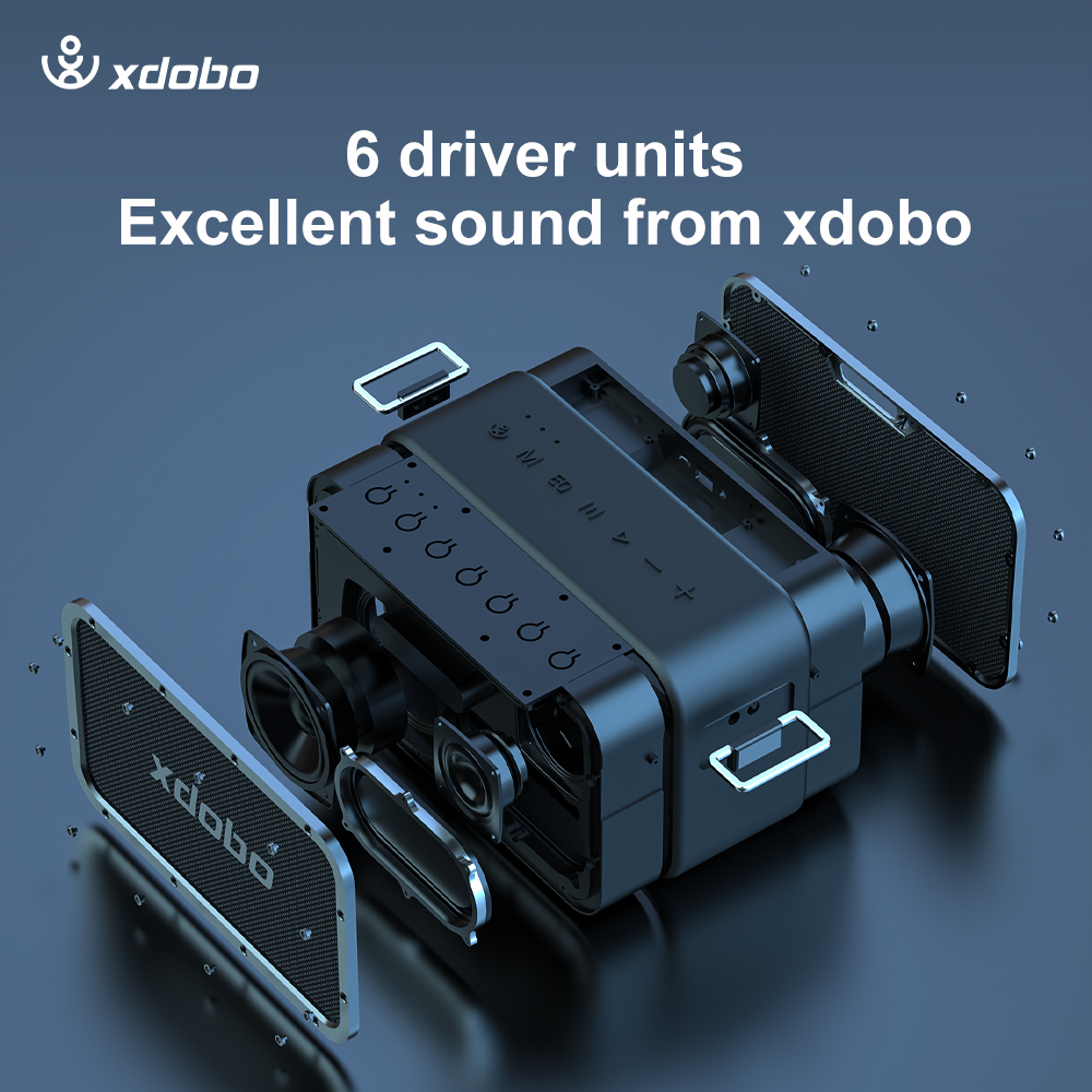 XDOBO 1983 Max 120W Głośnik Bl – Outdoor Power Board Box recenzja i cena