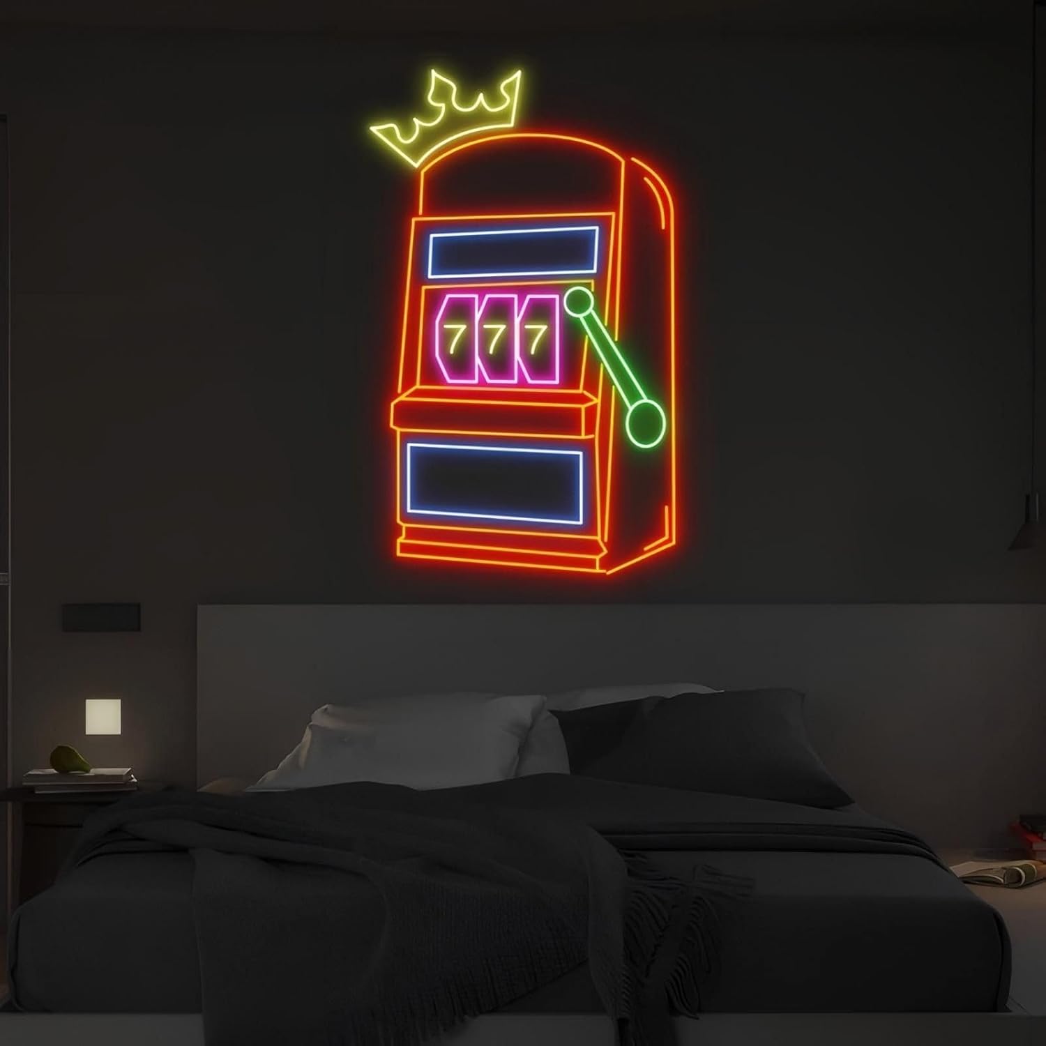 Neonowy szyld automatu do gier – Outdoor Power For Wedding recenzja i cena