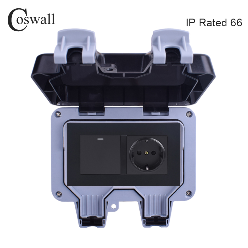 Coswall IP66 odporne na warunk – Outdoor Power Outlet Weatherproof recenzja i cena
