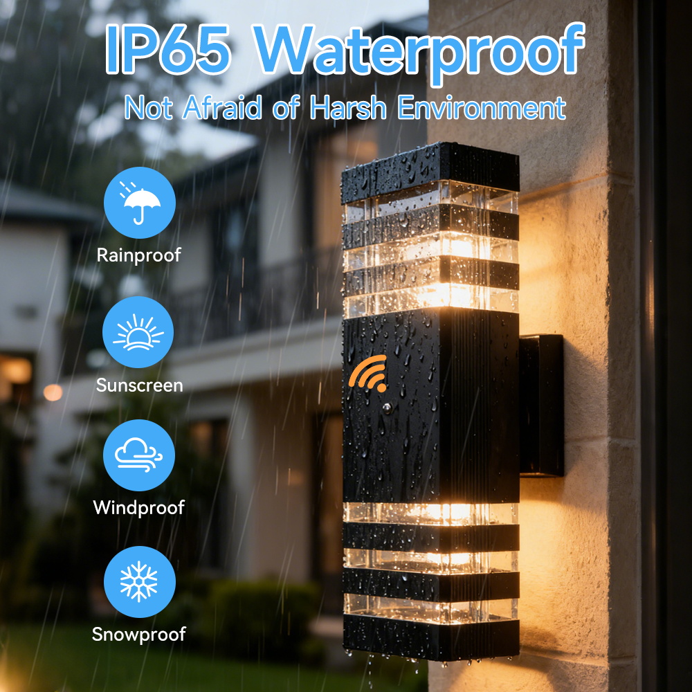 Lampa ścienna z czujnikiem ruc – Outdoor Power Outlet Weatherproof recenzja i cena