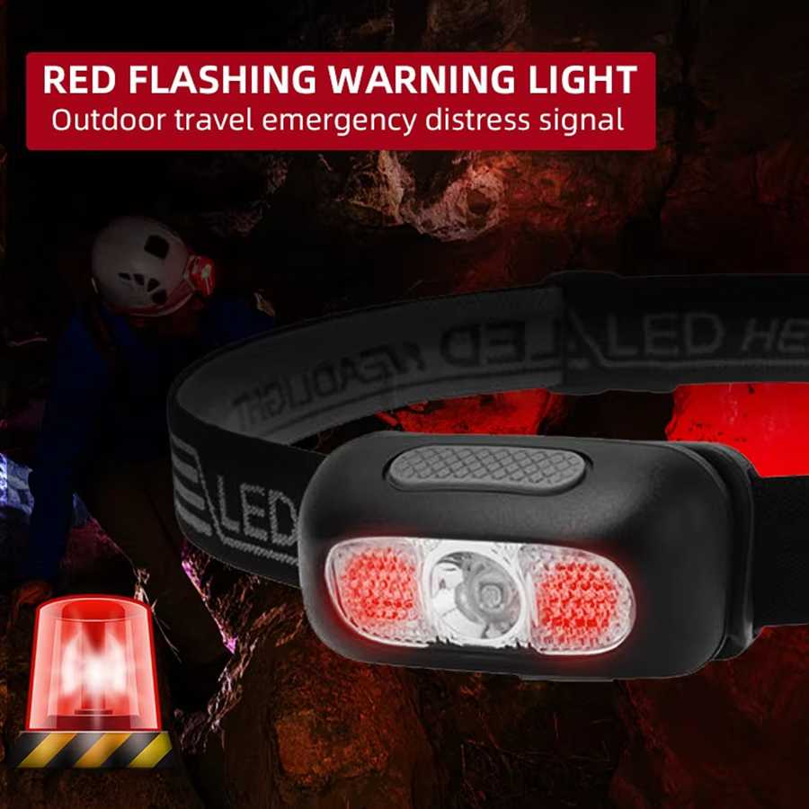 Mocna latarka czołowa LED z re – Power Switch Outdoor recenzja i cena