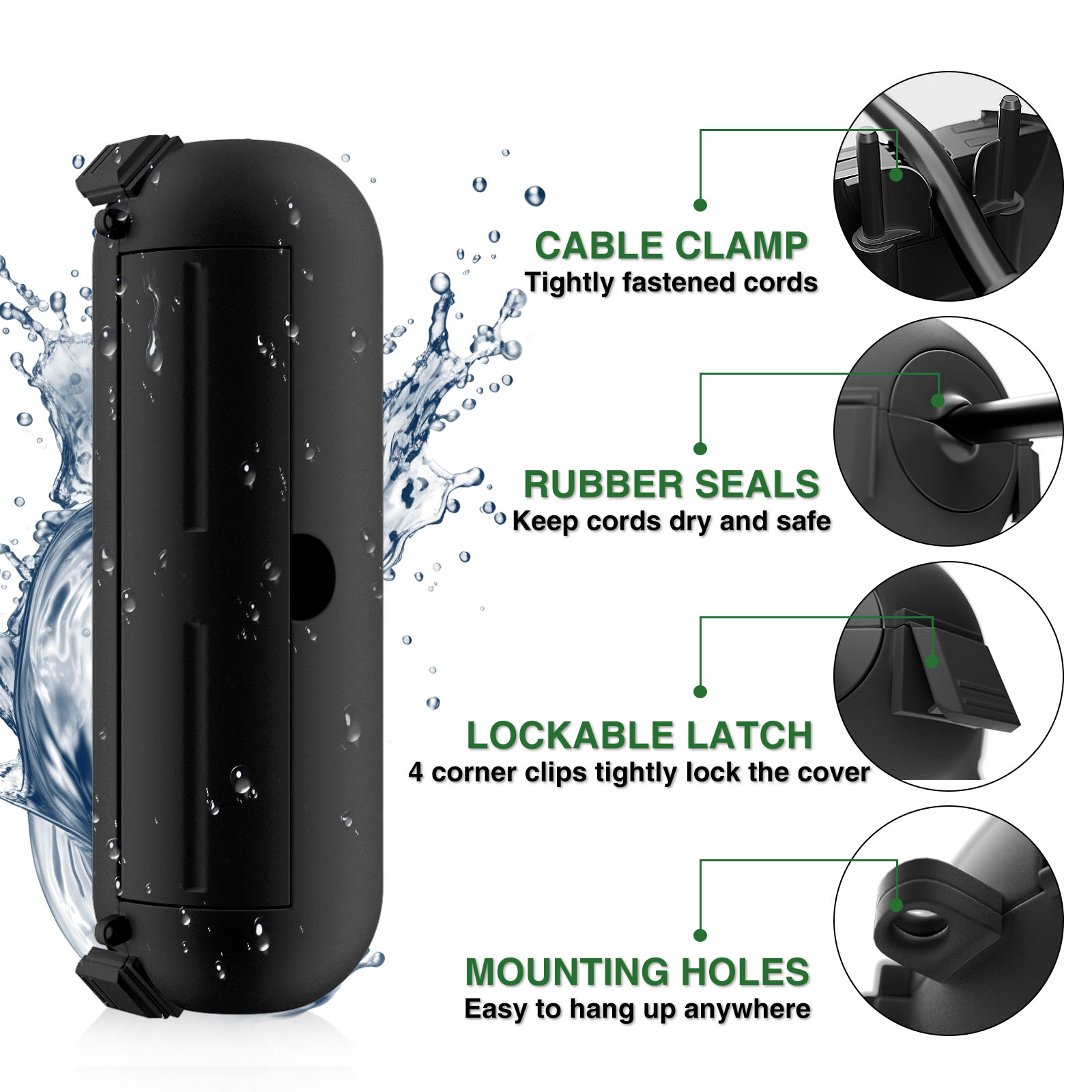 Mała, wodoodporna skrzynka ele – Outdoor Power Strip With Cover recenzja i cena
