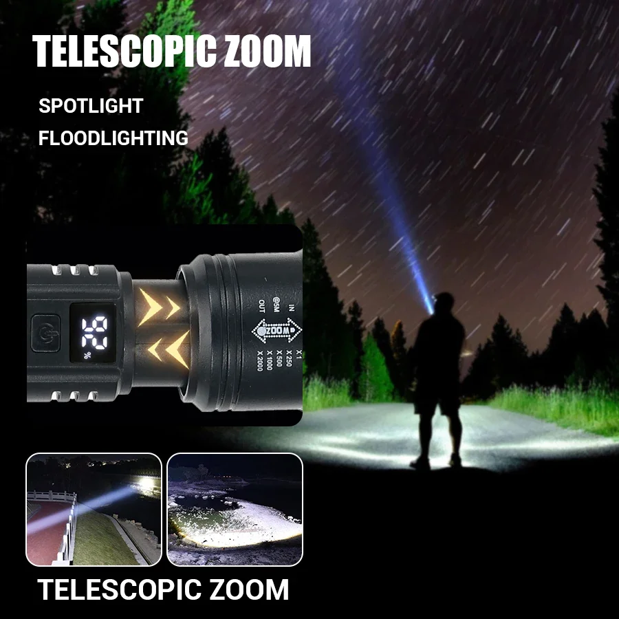 9900 lm potężna latarka LED wy – Outdoor Usb Power Bank recenzja i cena