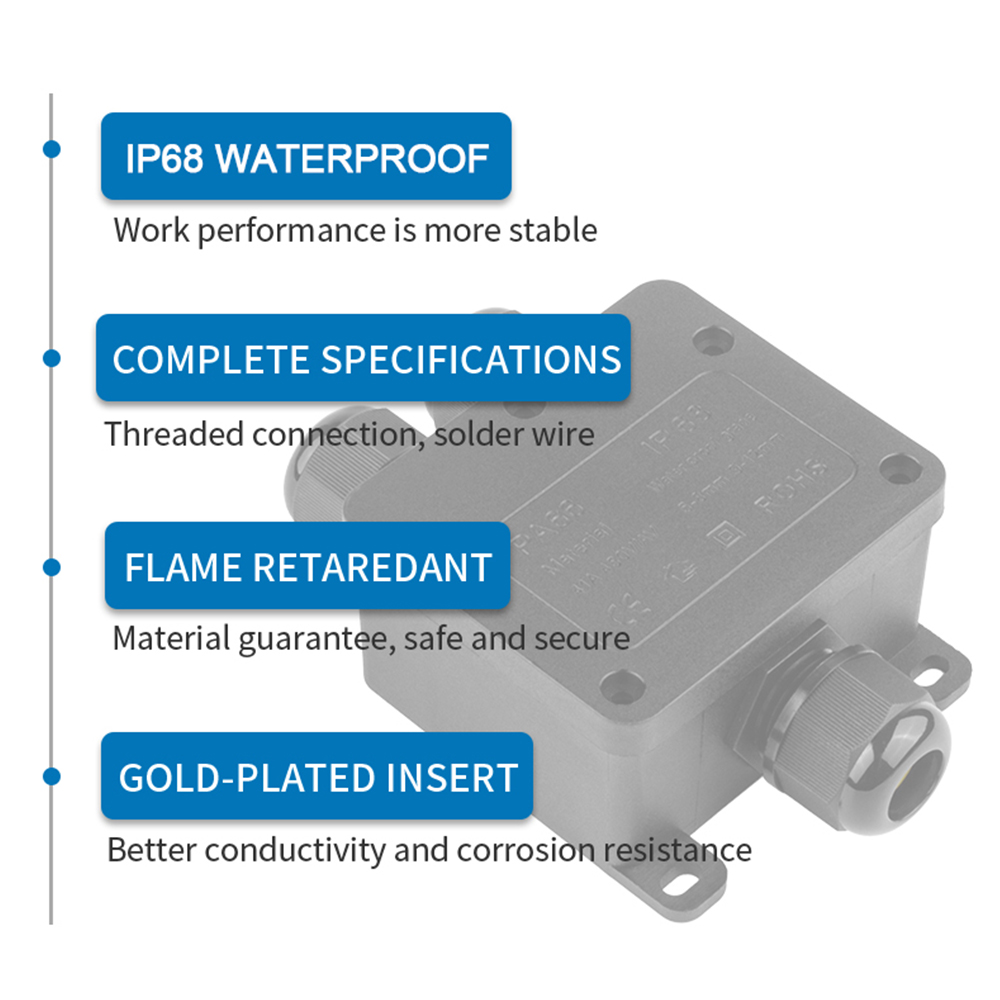 IP68 Zewnętrzna wodoodporna sk – Outdoor Power Board Box recenzja i cena