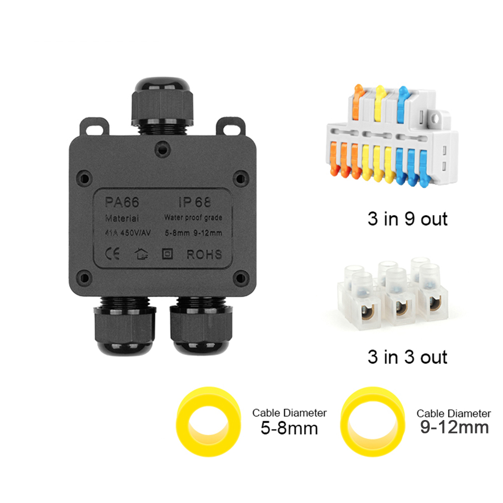 IP68 Zewnętrzna wodoodporna sk – Outdoor Power Board Box recenzja i cena
