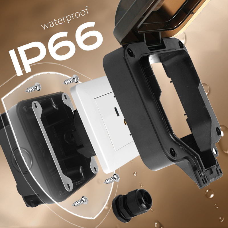 Avoir IP66 wodoodporne gniazdo – Outdoor Power Outlet Weatherproof recenzja i cena
