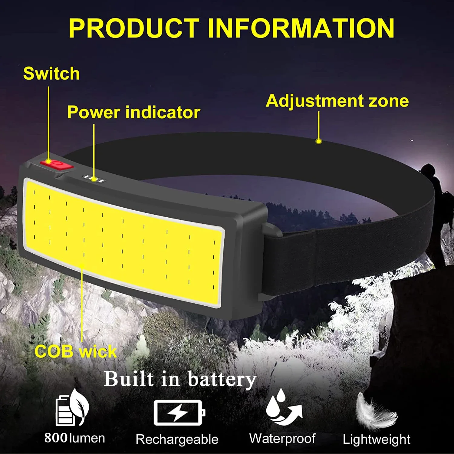Przenośna latarka czołowa LED  – Outdoor Usb Power Bank recenzja i cena