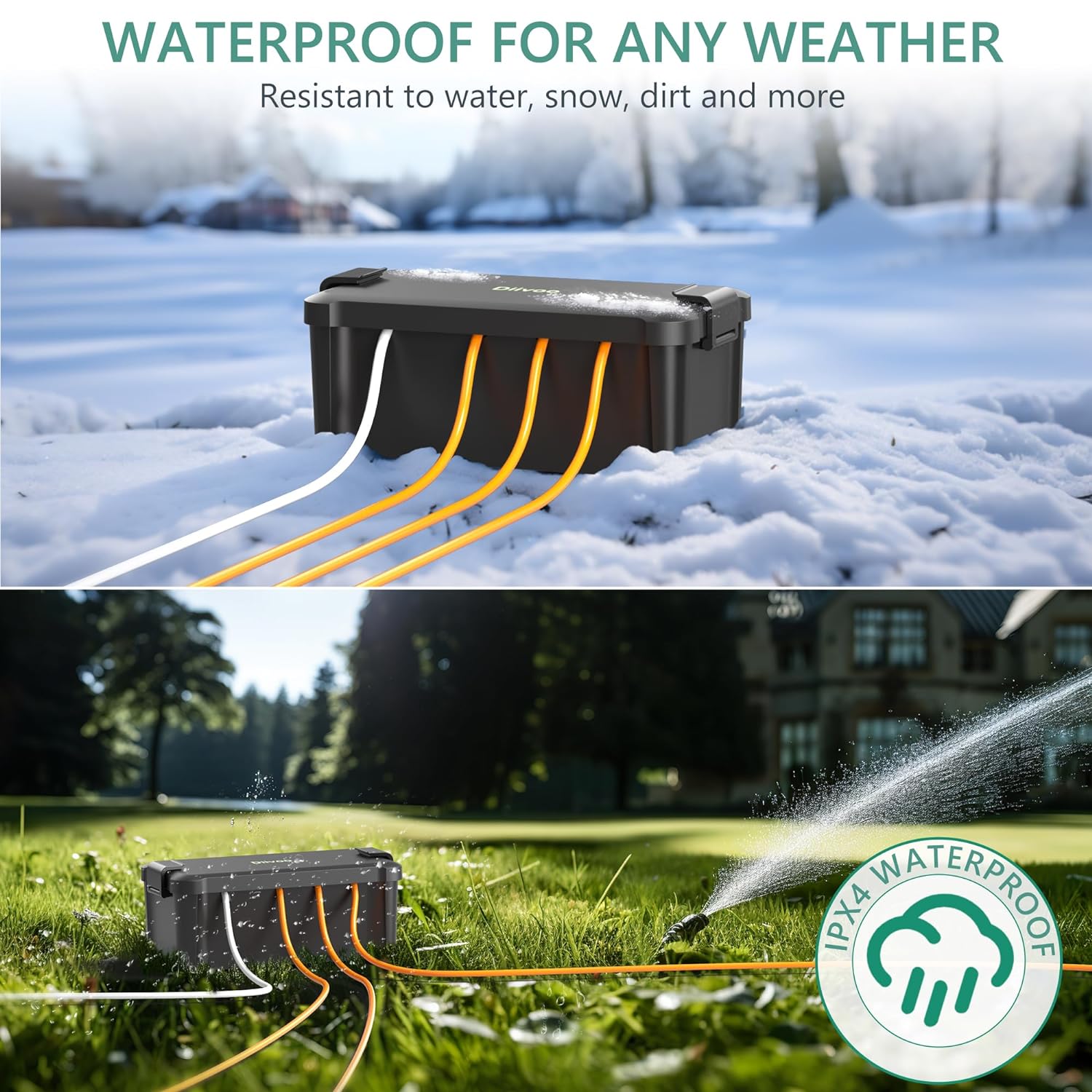 Diivoo Zewnętrzna wodoodporna  – Outdoor Power Board Box recenzja i cena