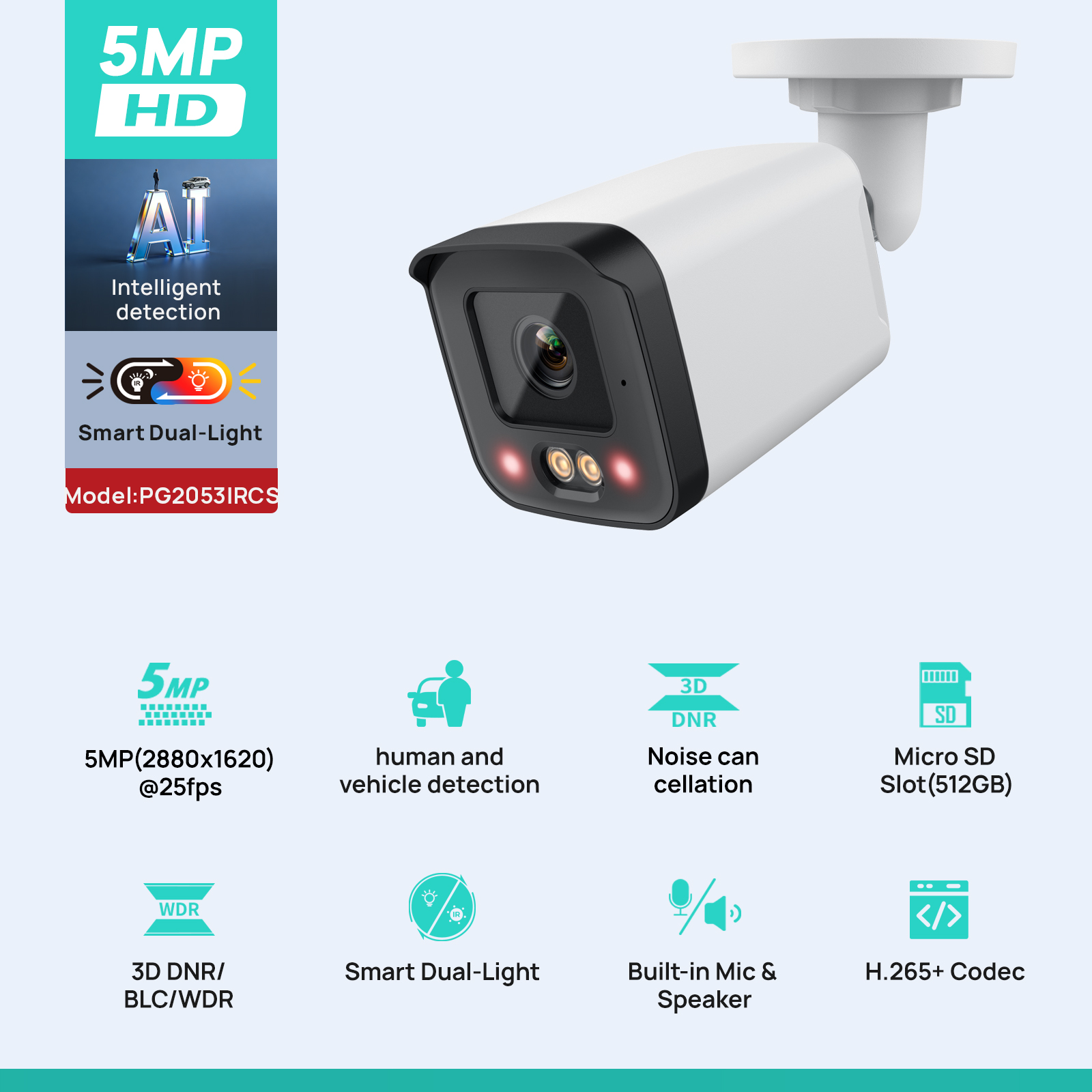 Kamera IP VIKYLIN 5MP Smart Du – Outdoor Power G Motion recenzja i cena