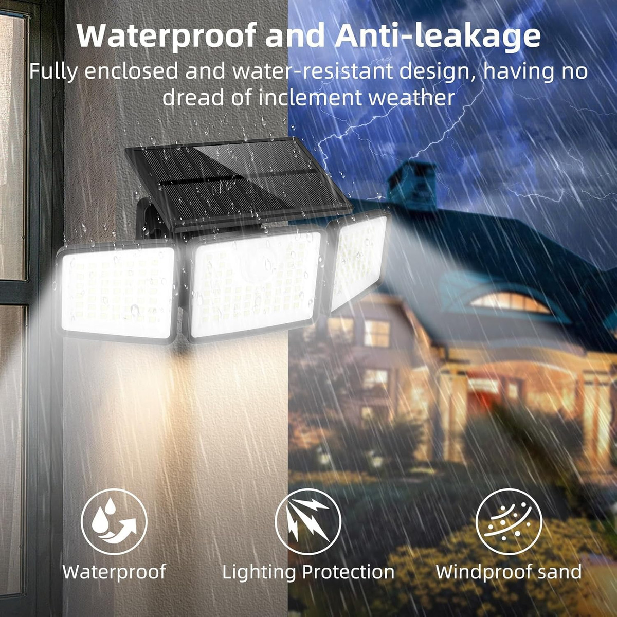 Solarna lampa ścienna LED | Tr – Outdoor Power Outlet Weatherproof recenzja i cena