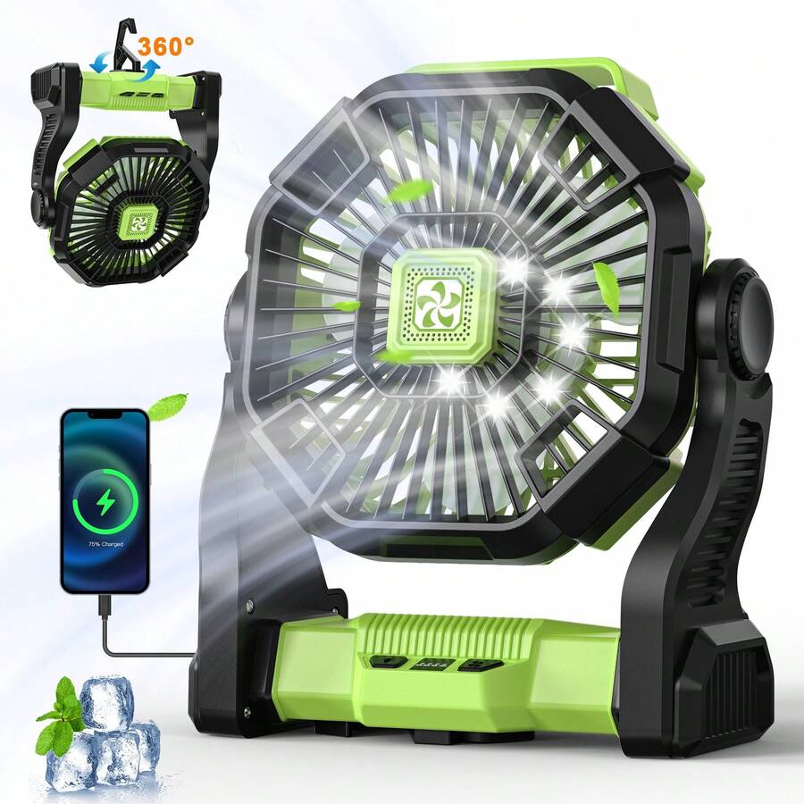 Przenośny wentylator zasilany  – Outdoor Power Timer recenzja i cena