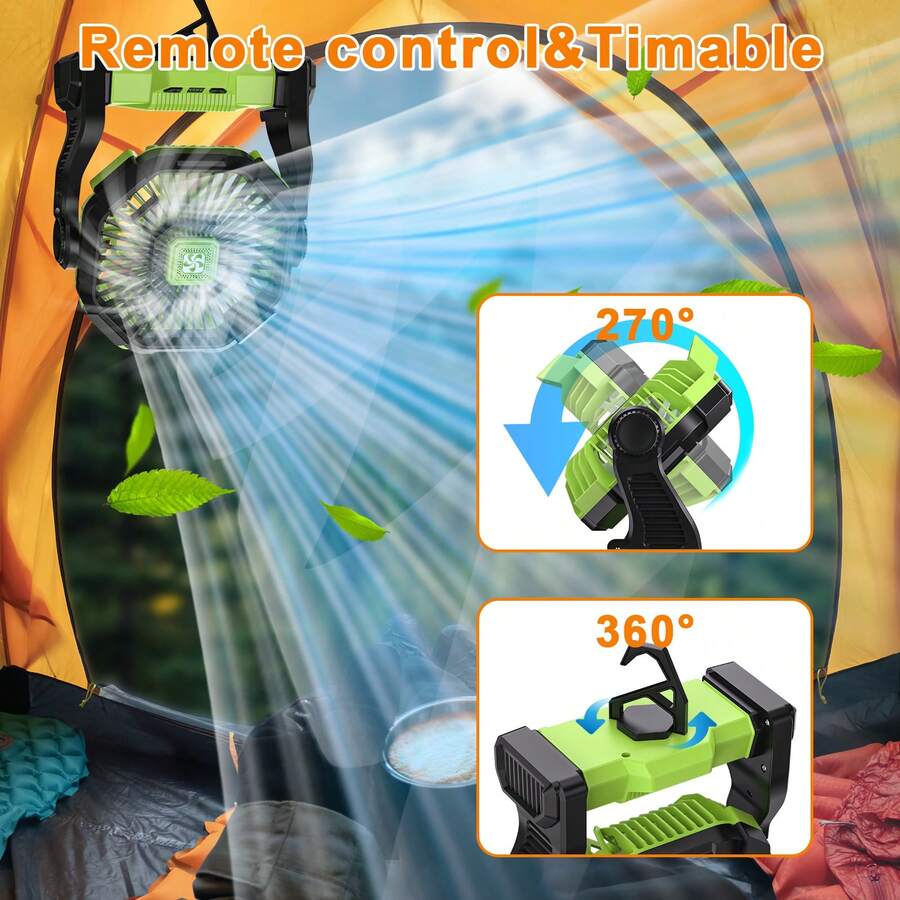 Przenośny wentylator zasilany  – Outdoor Power Timer recenzja i cena