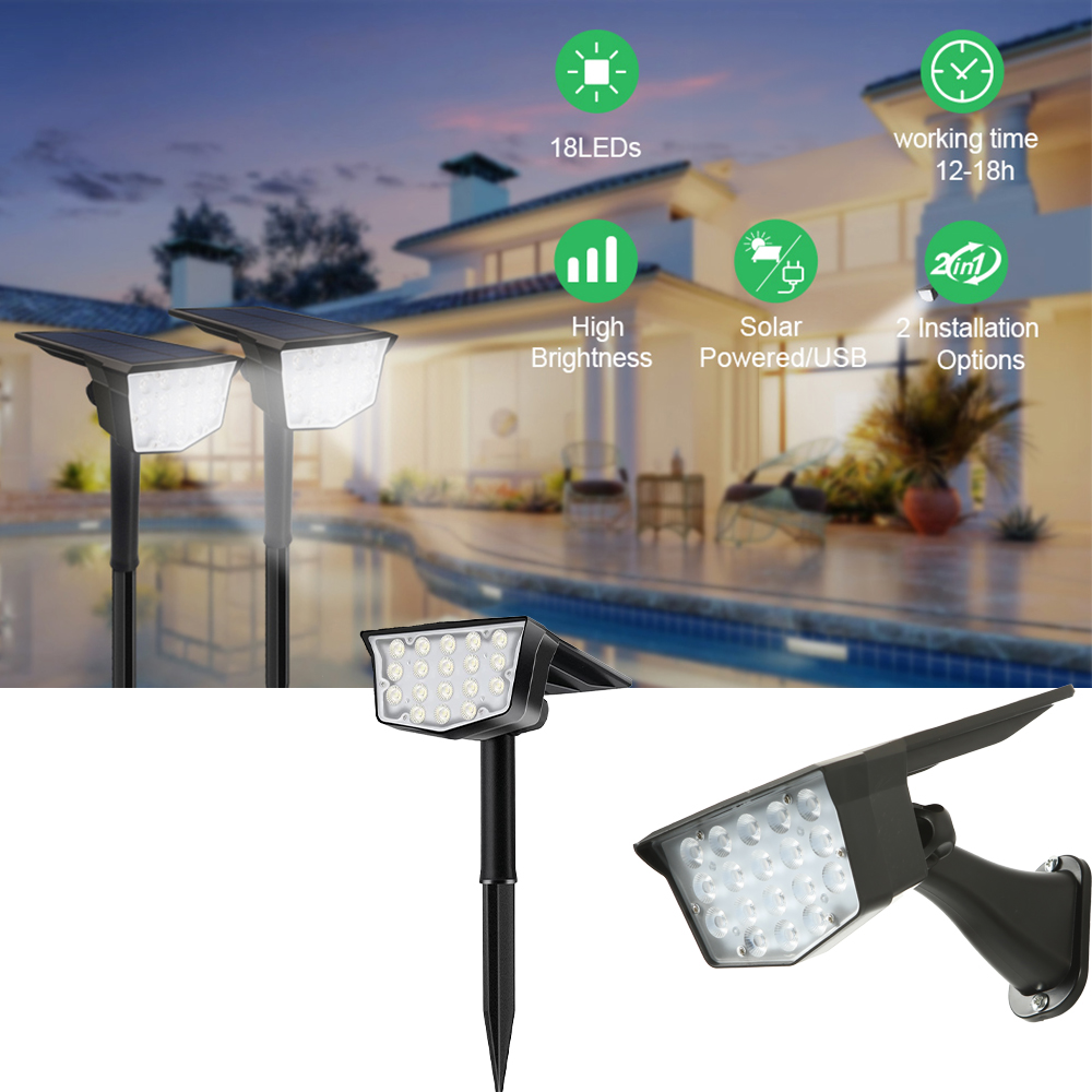 2 szt. Solarnych lamp punktowy – Power Switch Outdoor recenzja i cena