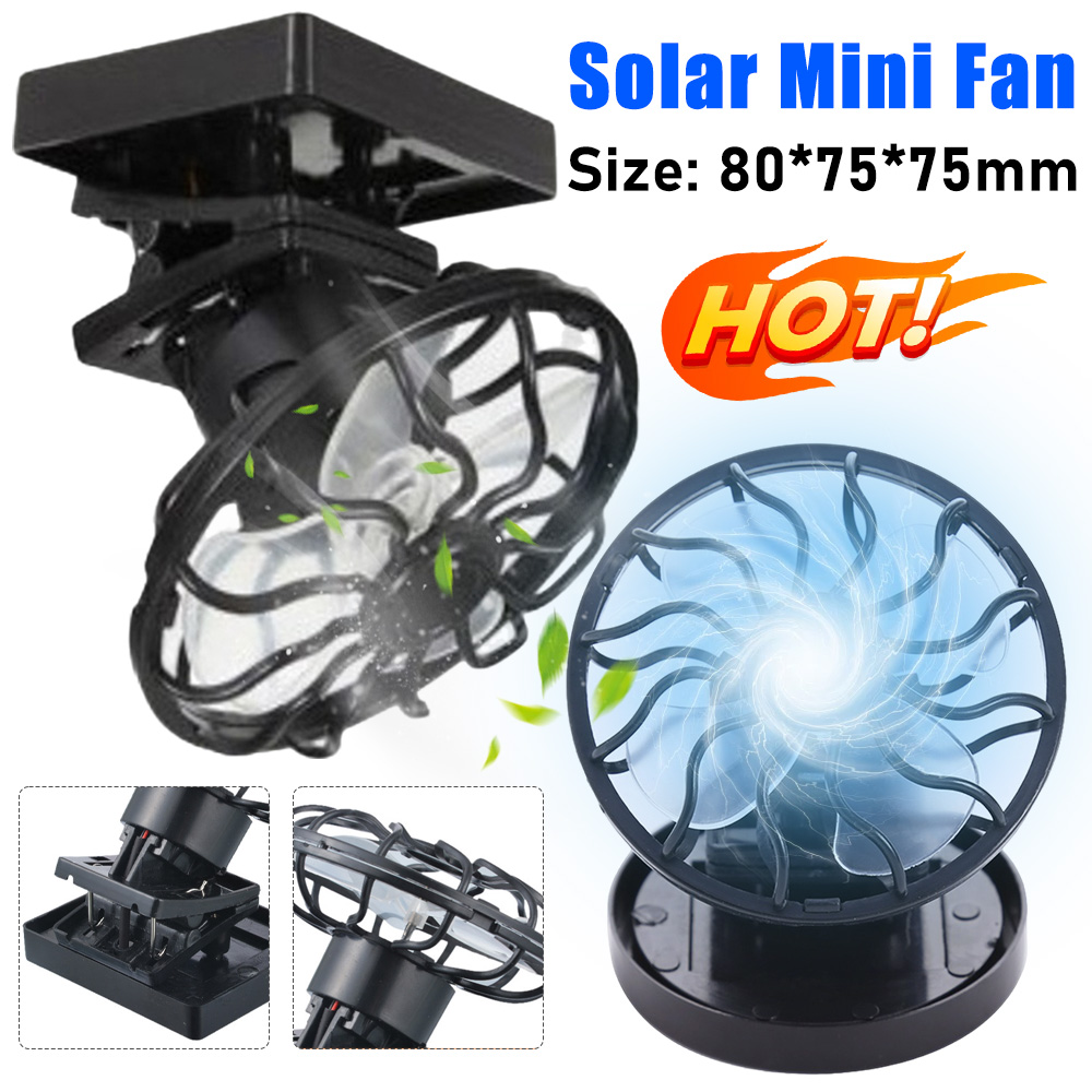 Mini wentylator solarny z klip – Outdoor Power Timer recenzja i cena