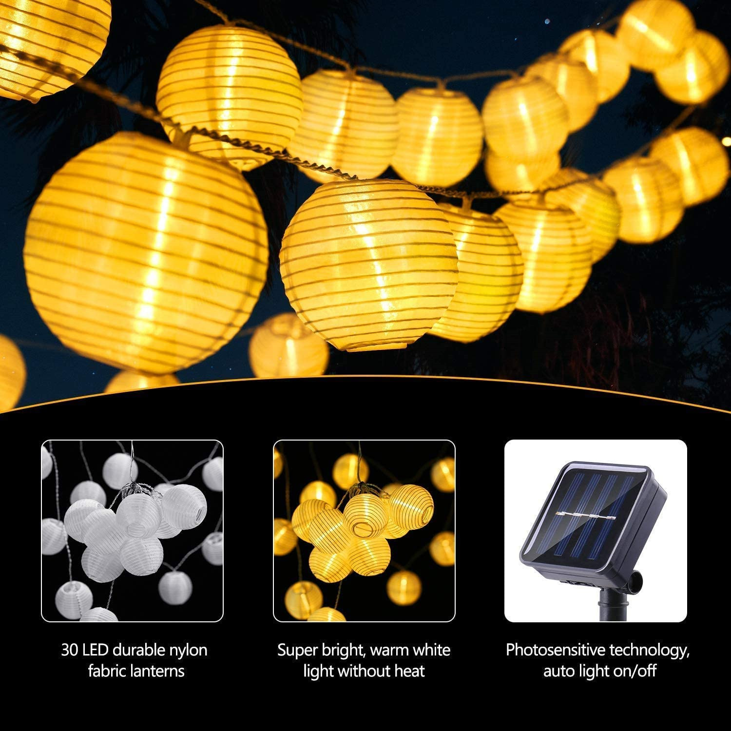 LED Solar Lantern String Light – Outdoor Power For Wedding recenzja i cena